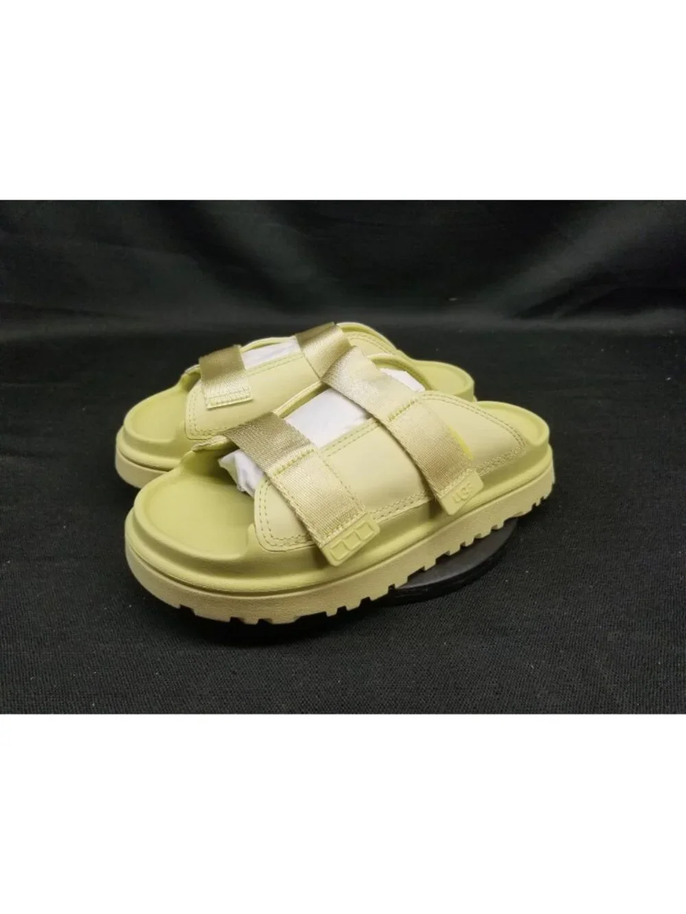 UGG Girls K GoldenGlow Slide Lime Green Size 5 NEW NO BOX!